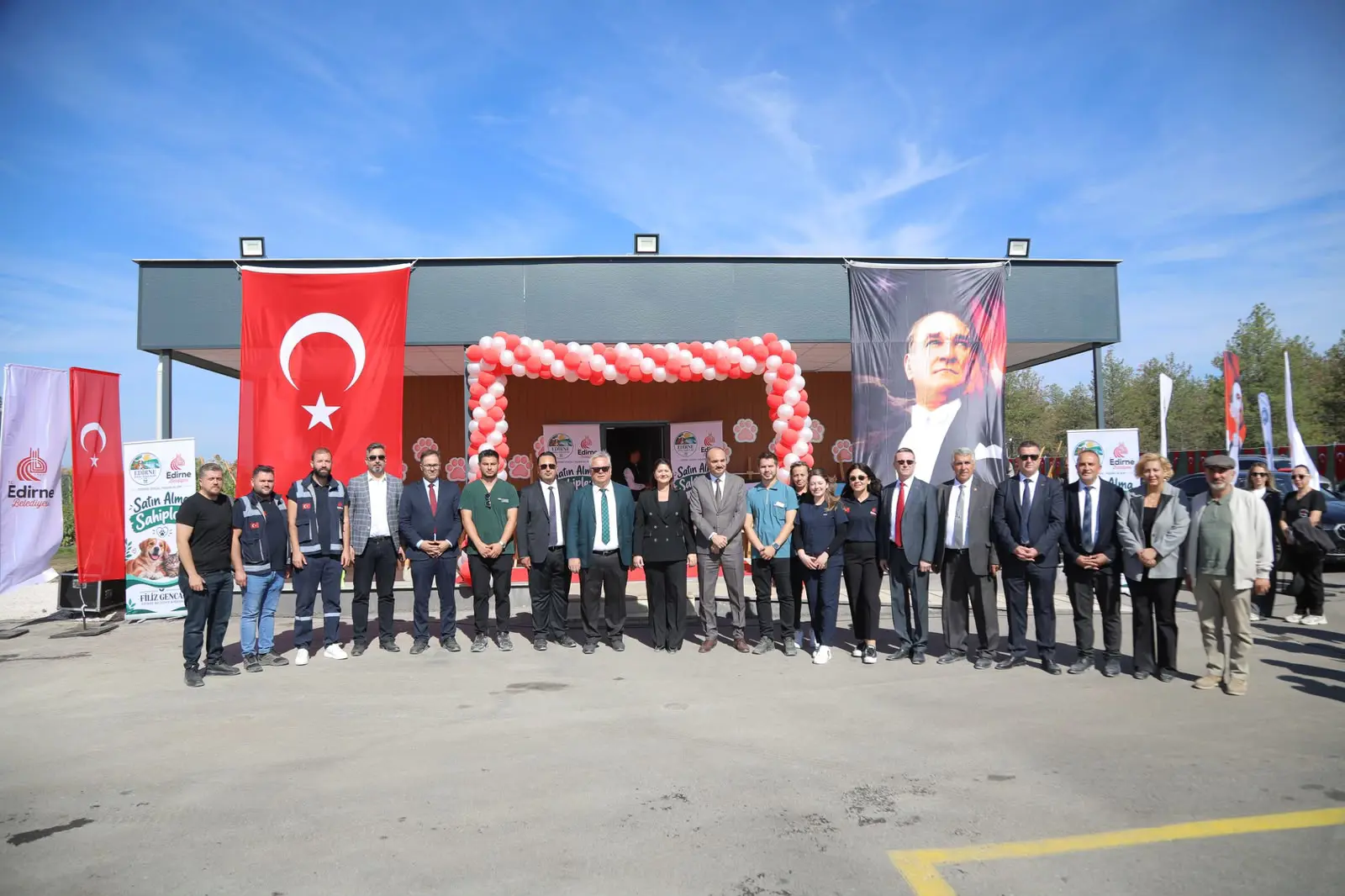 EDİRNE SAHİPSİZ HAYVAN DOĞAL YAŞAM ALANI HİZMETE AÇILDI galeri görseli